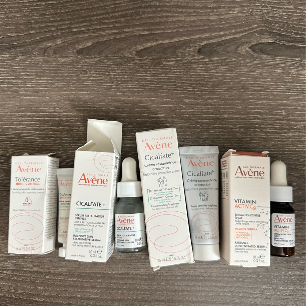 Avene Lot Cicalfate+ Serum Cream Tolerance Vitamin Activ Cg Travel Lot